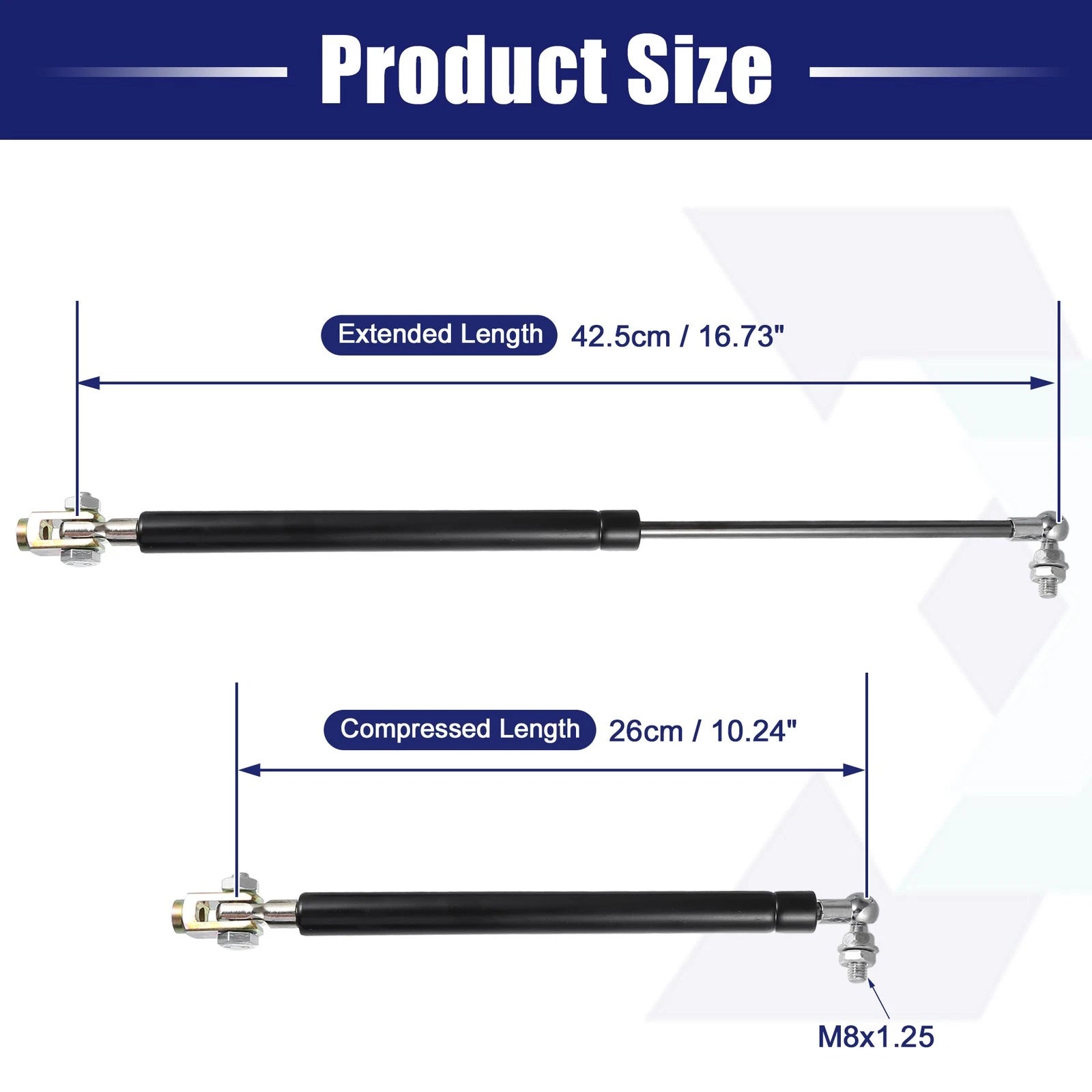 2X Front Hood Gas Lift Support Struts for Toyota GT86 (2012–2018)