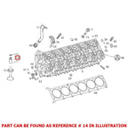 Genuine OEM Engine Valve Guide 1110531129 for Mercedes-Benz
