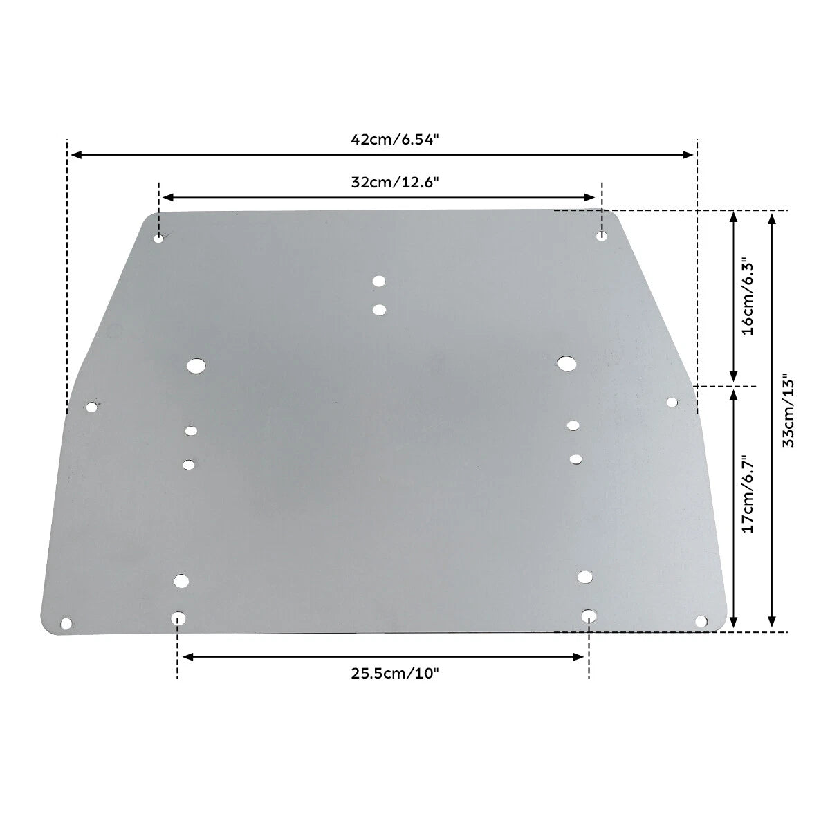 Trunk Base Plate for Harley Davidson Touring Glide (1993–2013)