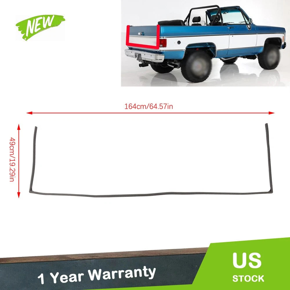 Tailgate Sealant Strip for Chevy Blazer/GMC Jimmy (1973–1991) Rubber Durable