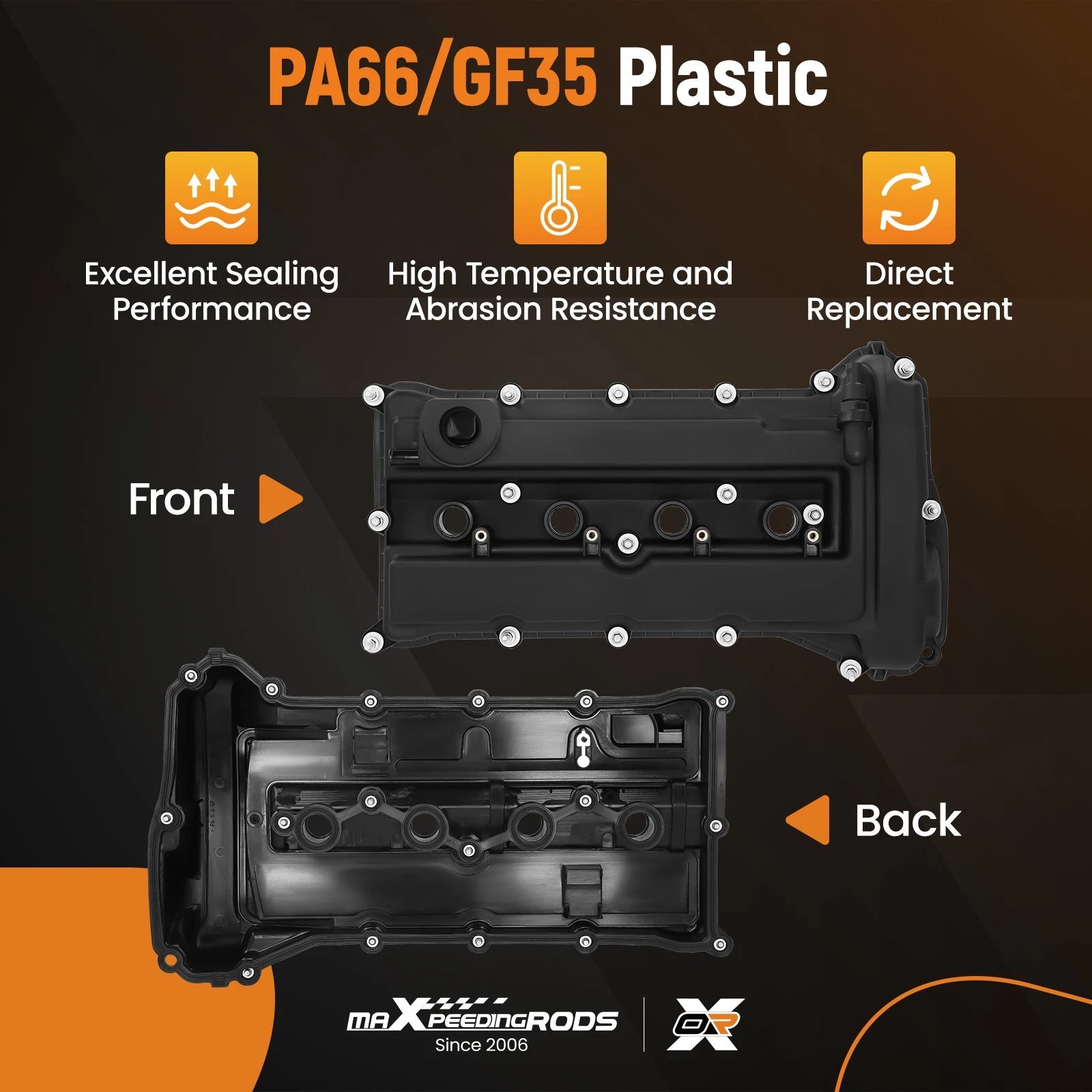 Valve Cover with Gasket for Jeep Compass Patriot (2007–2017)