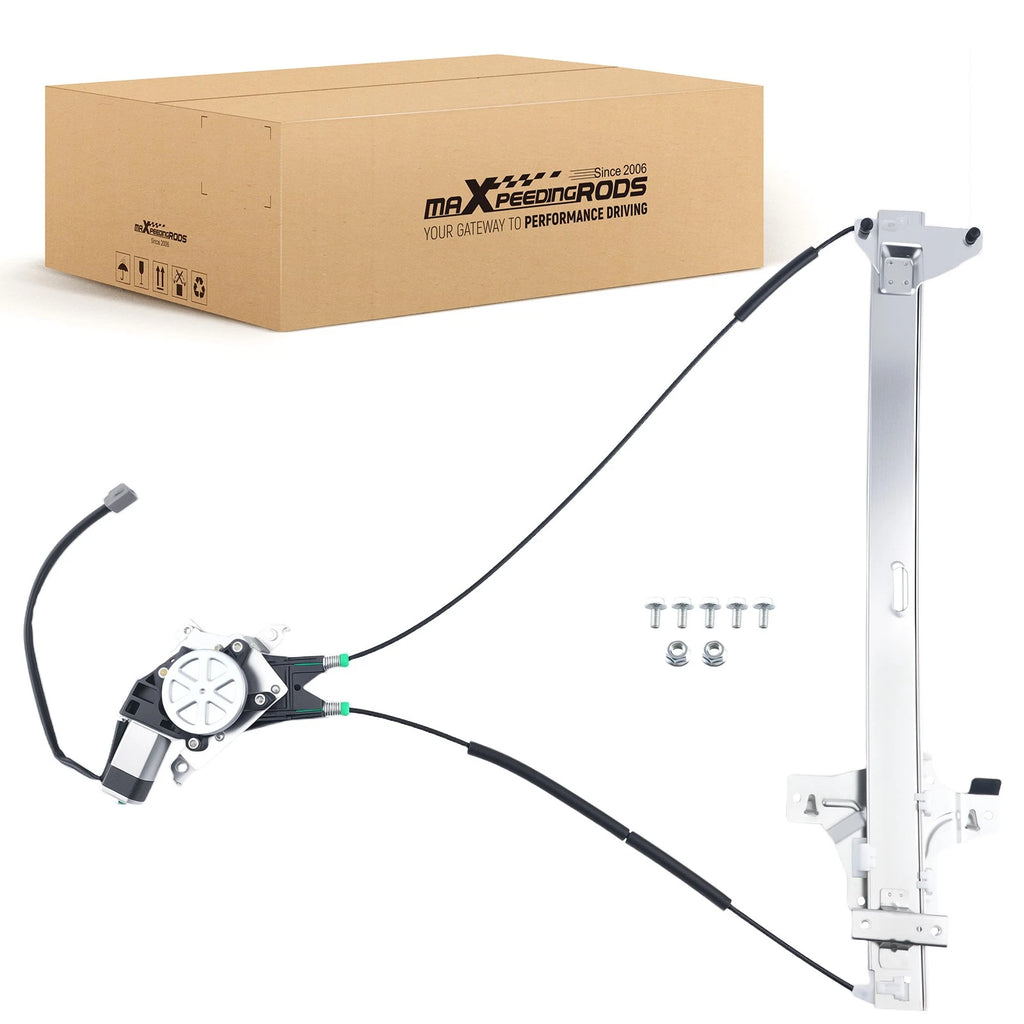 Front Left Power Window Regulator with Motor for Ford E150 E250 E350 (1992-2014)