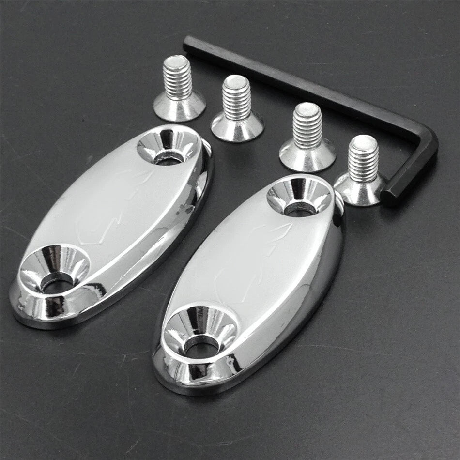 Mirror Block Off Base Plates for Honda CBR 600 F4 F4i 900 RR 929 954 1000RR