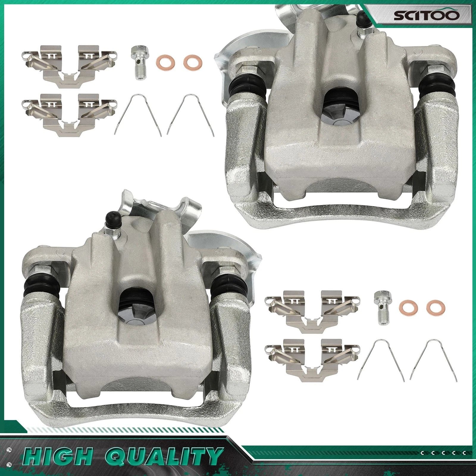 Rear Brake Calipers Kit for Toyota Prius (2010–2015)