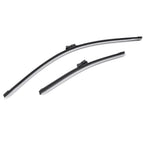 Set of 2 Front Windshield Wiper Arm Blades for Fiat 500L (2012–2018)
