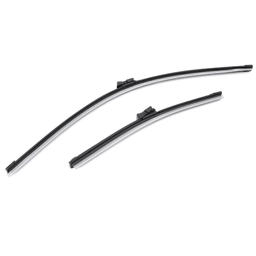 Set of 2 Front Windshield Wiper Arm Blades for Fiat 500L (2012–2018)