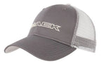 Mack Trucks 3D Wordmark Logo Dark Grey Mesh Snapback Cap/Hat