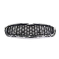 Replacement Black Chrome Plastic Front Center Grille (See compatibility Chart)
