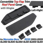 Convertible Top Flap Trim Roof Panel Cover for Mercedes SL350 SL500 SL600 (2002–2012)