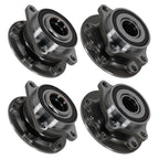 Set of 2 Front Rear Wheel Hub Bearing Assemblies for Chrysler 200 AWD (2015–2017)