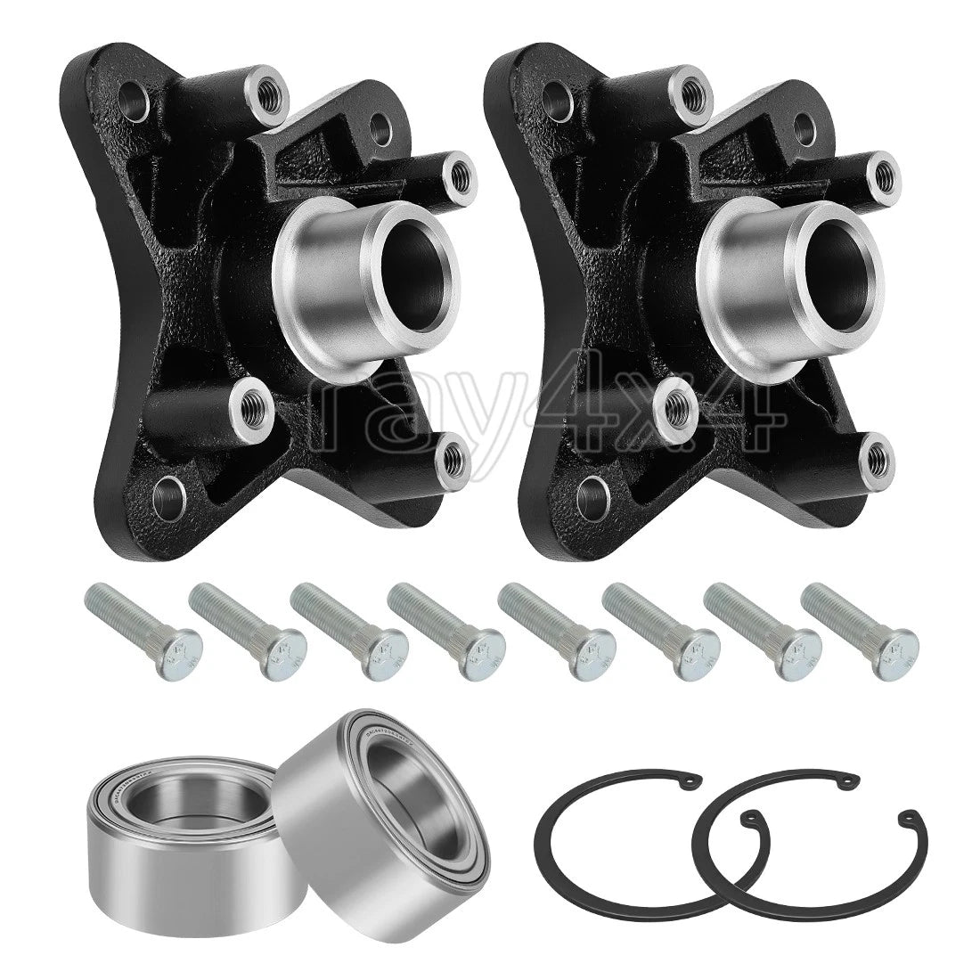 Set of 2 Rear Wheel Hub & Bearing & Bolts for Polaris RZR XP 900 (2011–2013) 5137278