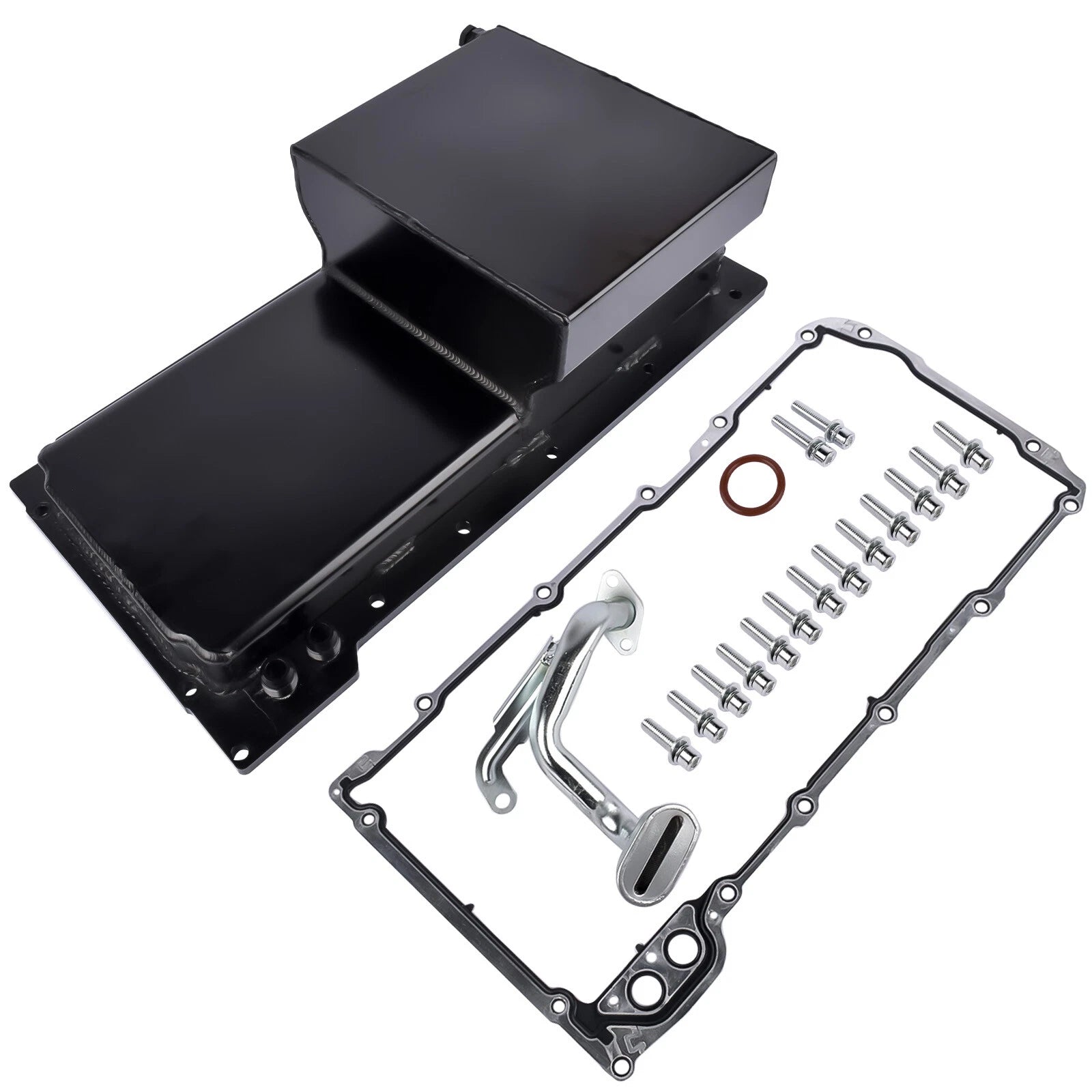 Front Engine Oil Pan with Gasket for Chevrolet LS1 LS2 LS3 LS6 (1997–2023)
