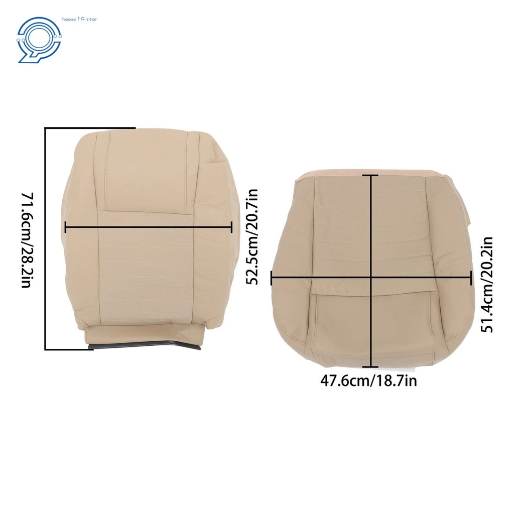 Beige Leather Seat Covers for Ford Mustang GT (2005-2009)