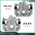 Rear Pair Brake Calipers w/ Bracket for Hyundai Elantra (2007–2010)