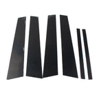 Set of 6 Door Window Pillar Post Trims for BMW 3 Series E90 (2005–2012)