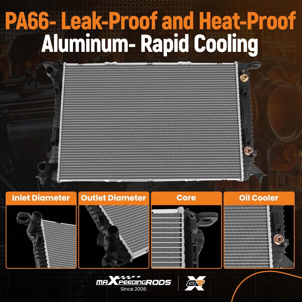 Aluminum Core Radiator for Audi A4 Quattro (2016)