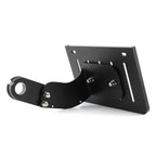 Black Side Mount License Plate Bracket for Harley Softail