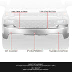Chrome Front Bumper Face Bar for Chevy Silverado 1500 LTD (2019–2022)