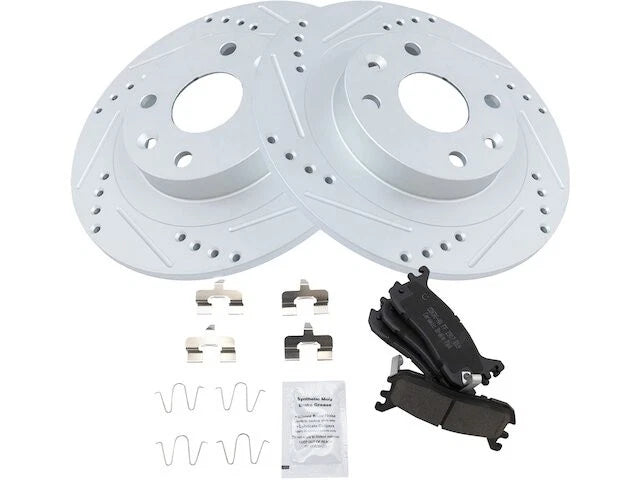Rear Brake Pad and Rotor Kit for Mazda Miata (1994–1997, 1999–2005) GG972TQ