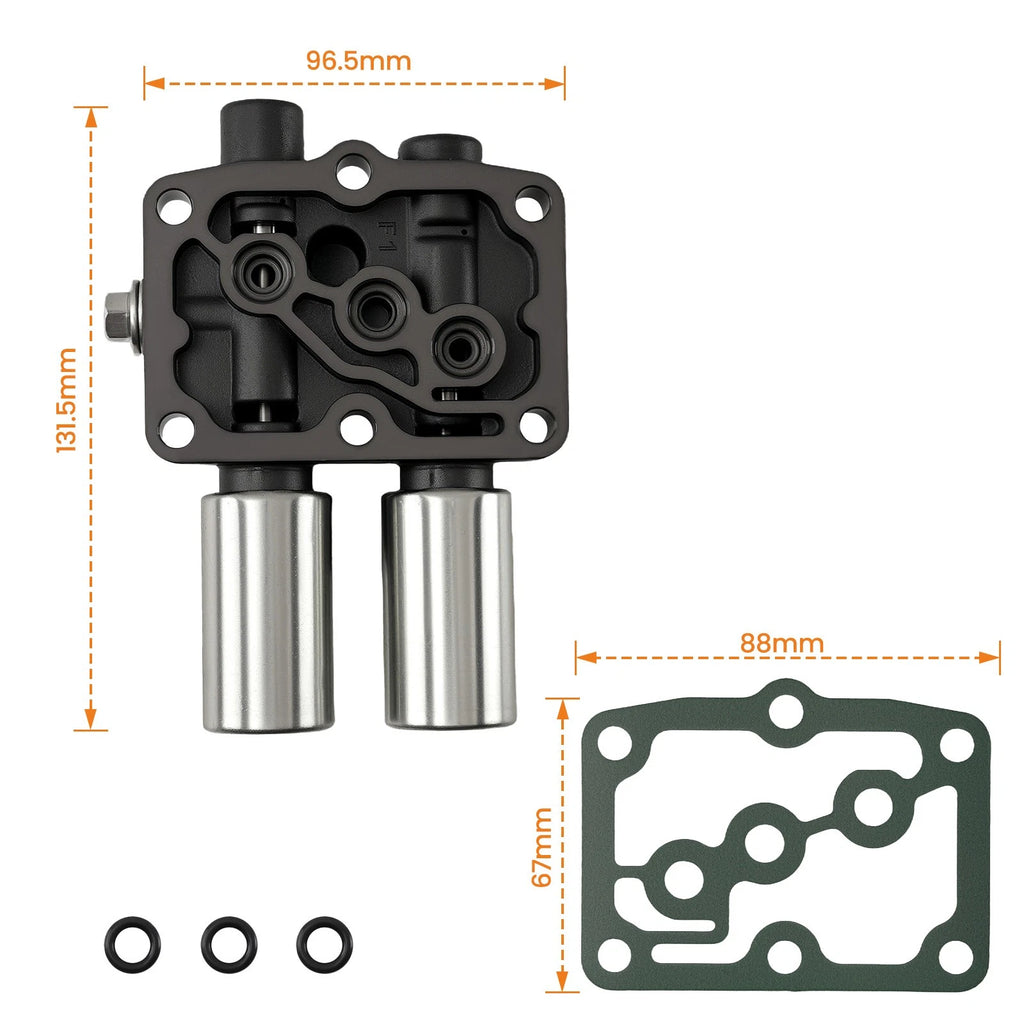 Transmission Dual Linear Shift Solenoid & Gasket for Honda Accord (2003–2007) 28250-P6H-024