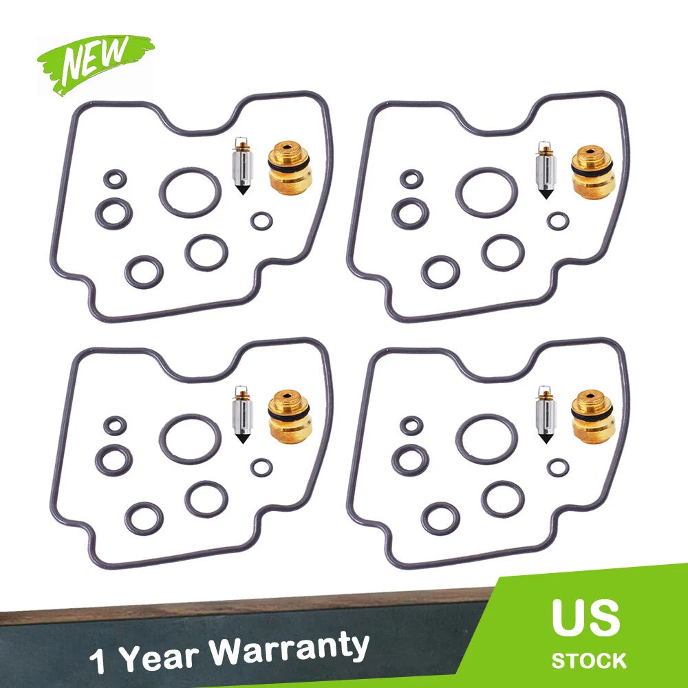 Set of 4 Carburetor Rebuild Kits for Yamaha FZS600 (1998–2003)