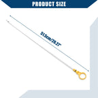 Engine Oil Level Indicator Dipstick for Ford Mustang F-150 (Metal Yellow)