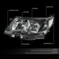 Black Clear Signal Headlights for Subaru Forester (2009–2013)
