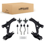Front Lower Control Arms & Inner/Outer Tie Rods for 2016–2019 Honda Civic