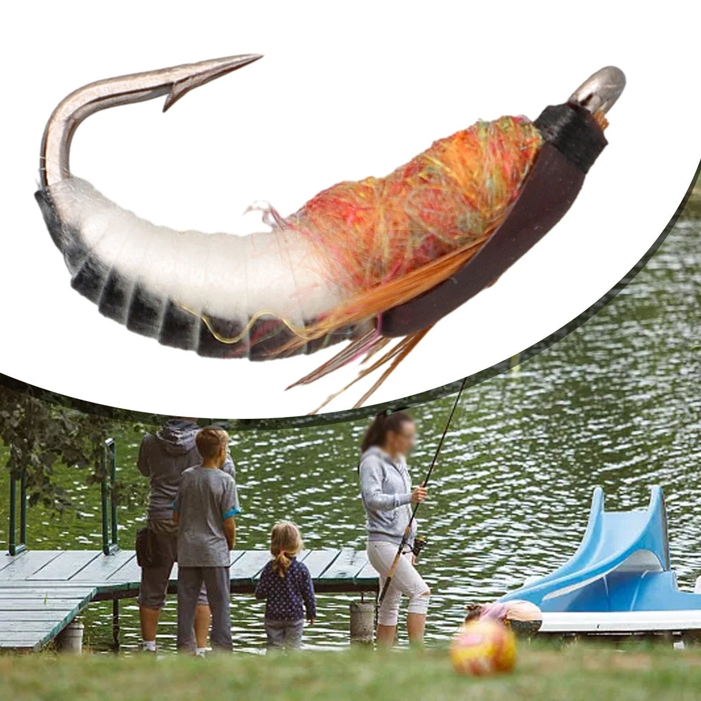 Insect Bait Lure Nymph Scud Set of 4 (8#/10#/12#/14#)