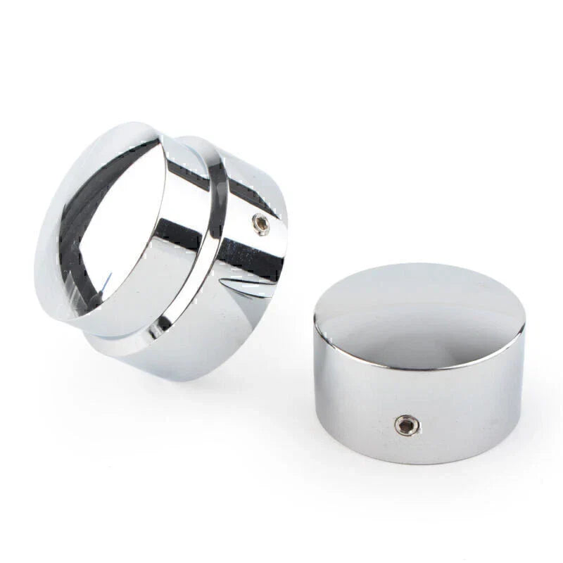 Rear Axle Nut Cover Caps  for Harley 2015-Later XG, 2008-Later XL Dyna Chrome