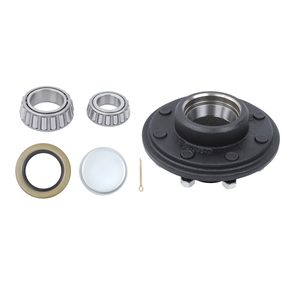 Set of 4 8-Lug 6.5" Trailer Wheel Hub Kit