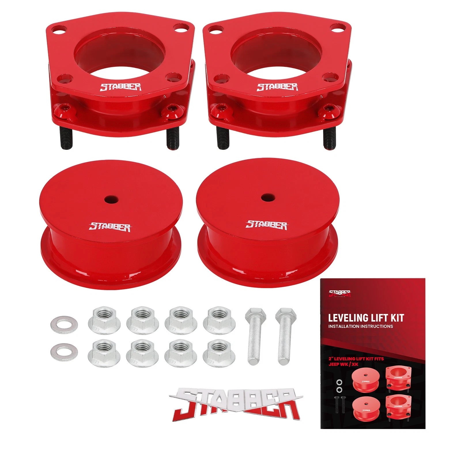 3" Height Increase Kit for Jeep Grand Cherokee/Commander WK XK (2005–2010)