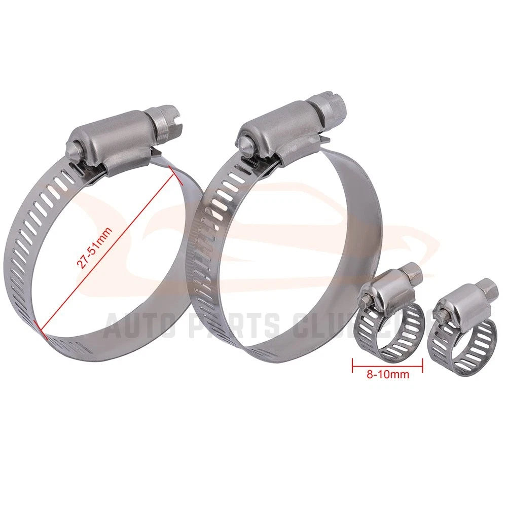 2673 Radiator for Mazda 6 (2003–2008) with Universal Hose Clamps, Aluminum