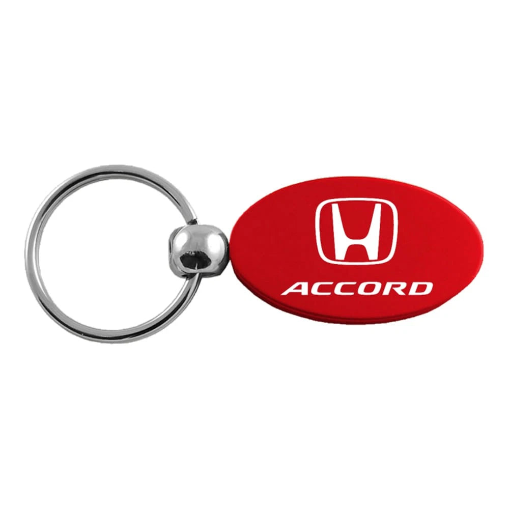 Red Oval Keychain KC1340.ACC.RED - Officially Licensed for Honda Accord