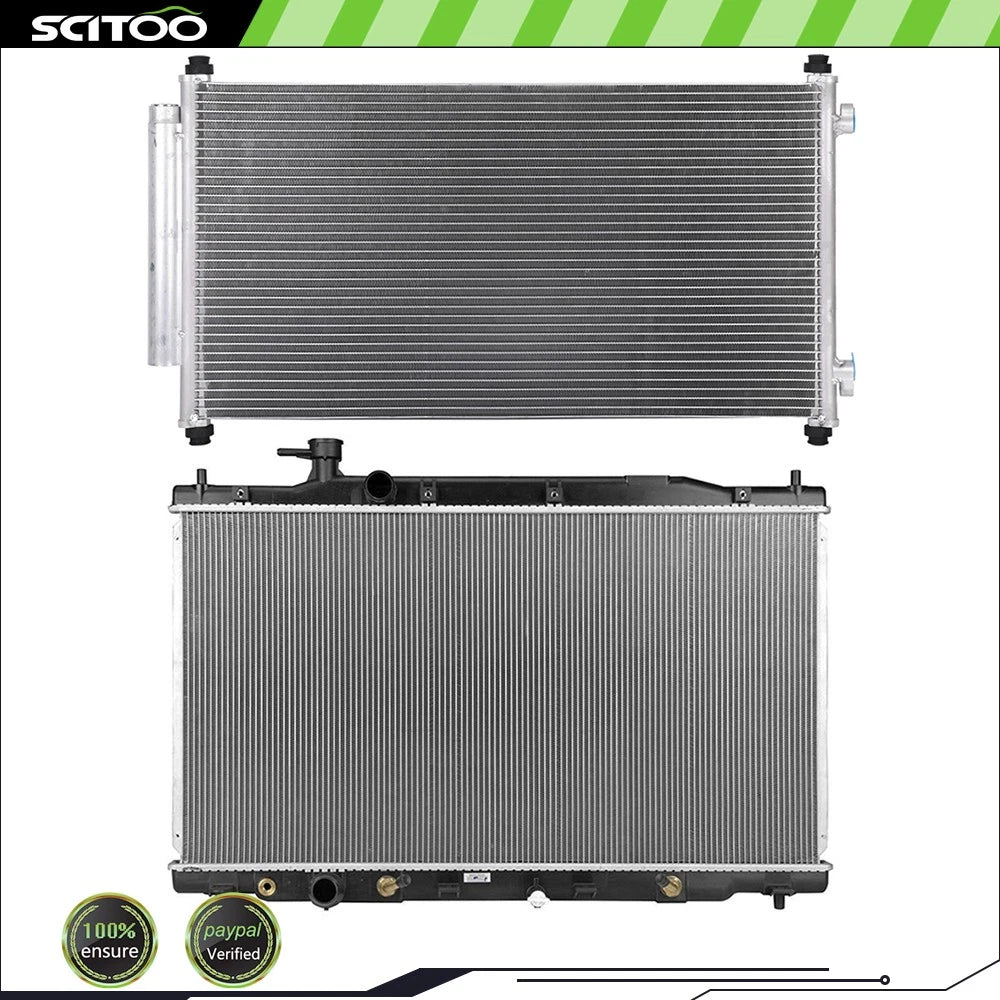Radiator and A/C Condenser Kit for Honda CR-V EX LX Sport (2007–2009)
