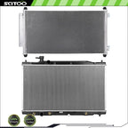 Radiator and A/C Condenser Kit for Honda CR-V EX LX Sport (2007–2009)
