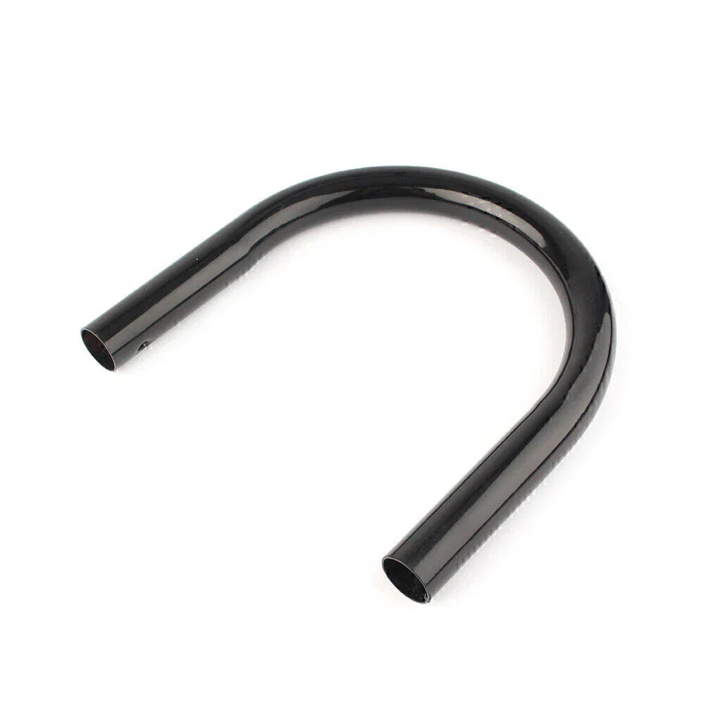 Black Stainless Steel Rear Seat Hoop Loop Frame Trim for Universal Cafe Racer