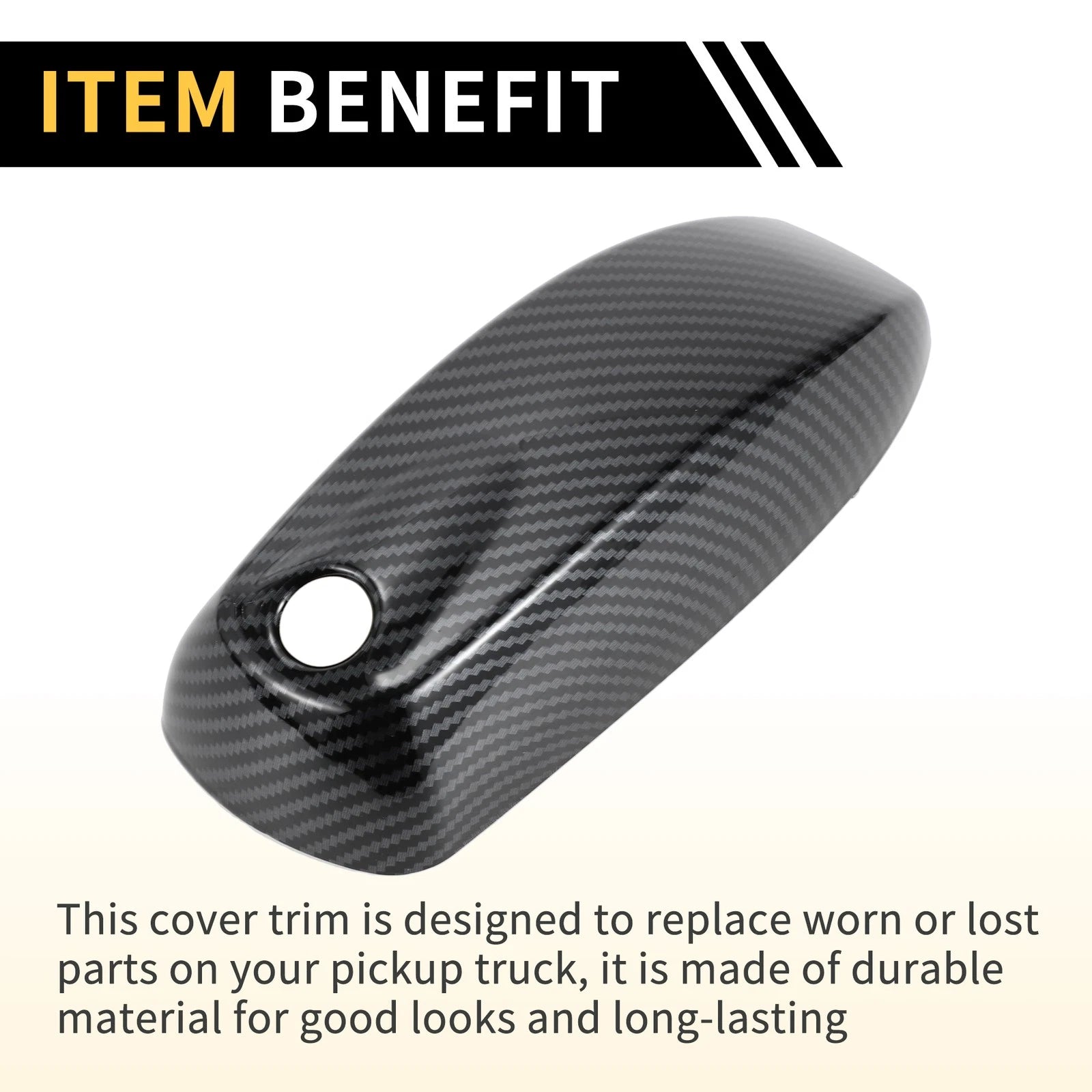 Roof Antenna Cover for Chevy Colorado (2023–2024) Carbon Fiber Pattern