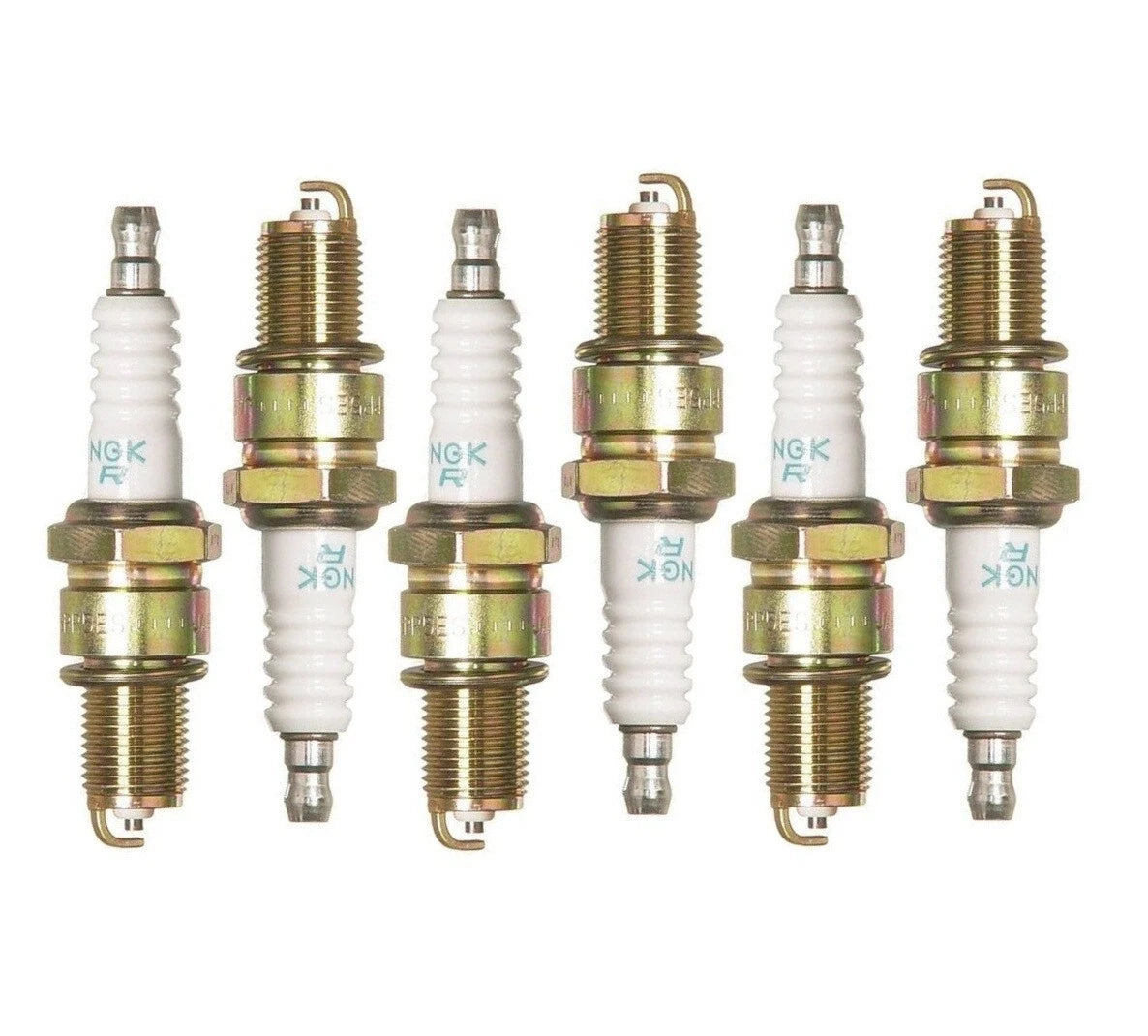 Set of 6 NGK Spark Plugs for BMW 528i 535i, Jaguar XJ6 XKE, Toyota Celica