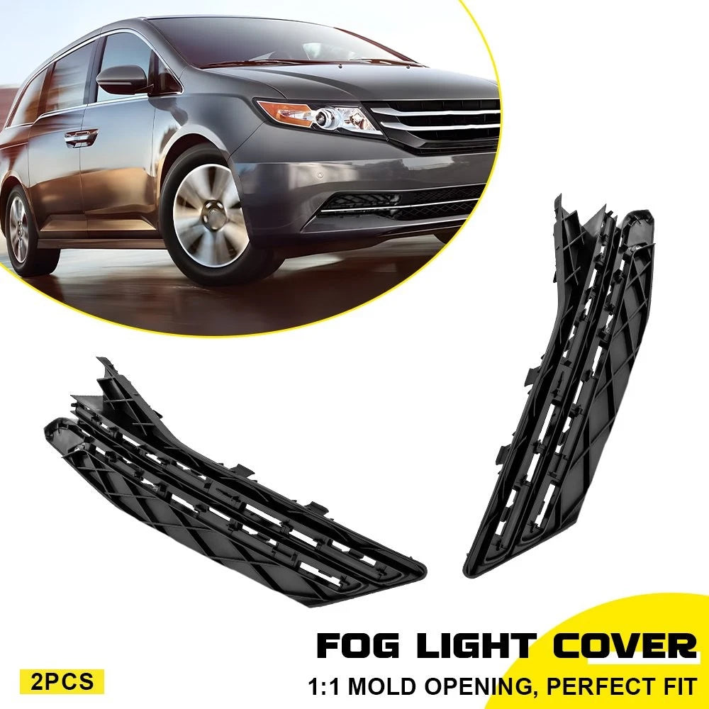 2X Fog Light Covers for Honda Odyssey (2014–2017)