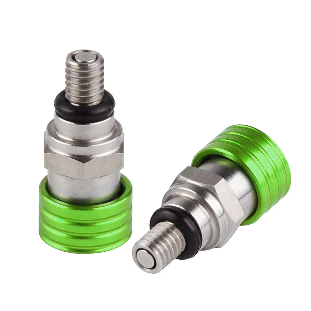 M5x0.8 CNC Fork Air Bleeder Valves for Kawasaki KX250 KX250F (1989–2014)