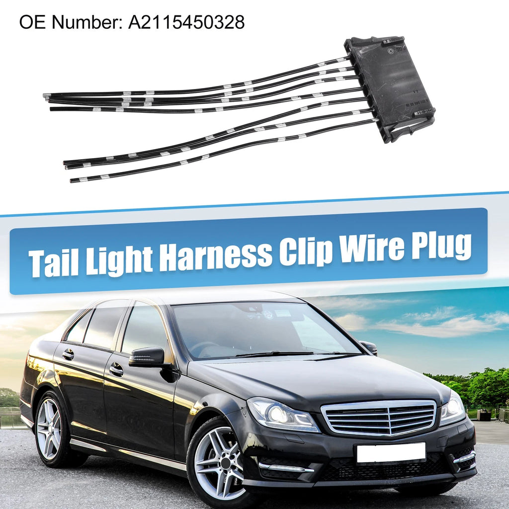 Tail Light Harness Clip Wire Plug for Mercedes-Benz W204 C180 C63 (2007–2014)