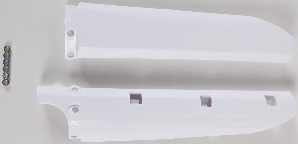 Acerbis Fork Covers for Yamaha YZ85 (2002–2018) White Offroad Replacement