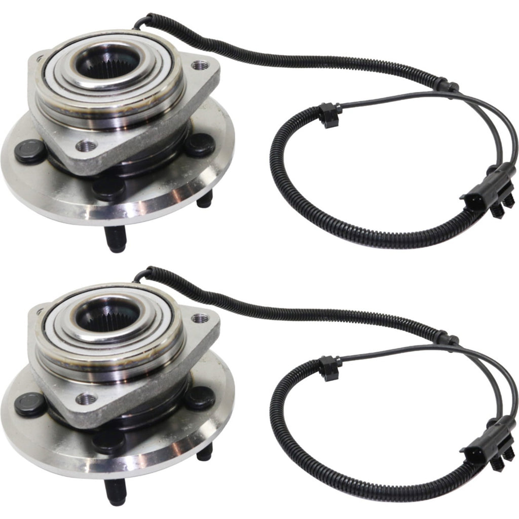 Wheel Hubs for Jeep Liberty (2008–2012) Front Left & Right with Bearing & Sensor