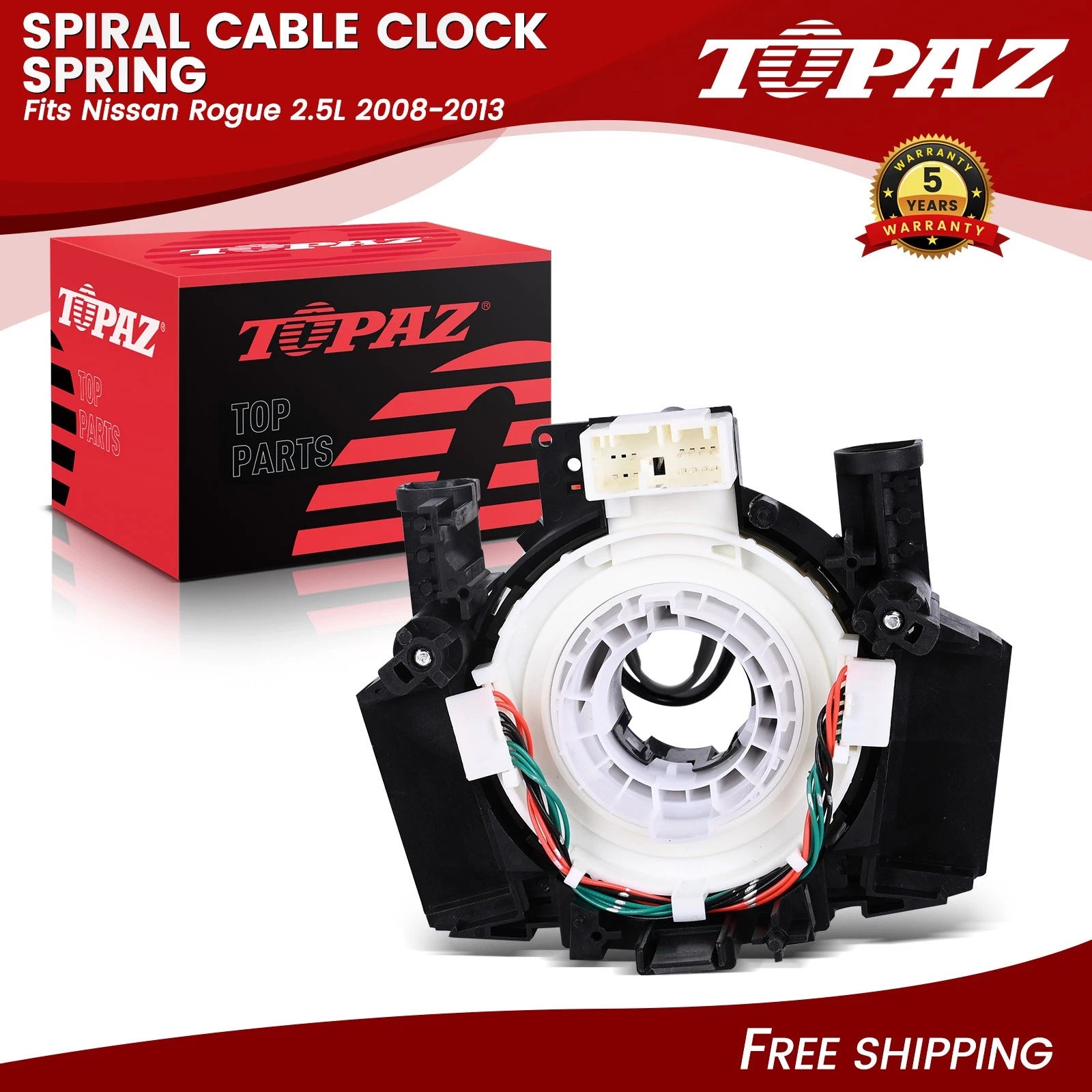 Spiral Cable Clock Spring for Nissan Rogue (2008–2013)