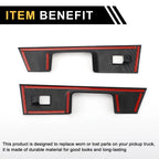 Set of 1 Rear Door Window Switch Panel Cover Trim for Ford F-150 (2021–2024)