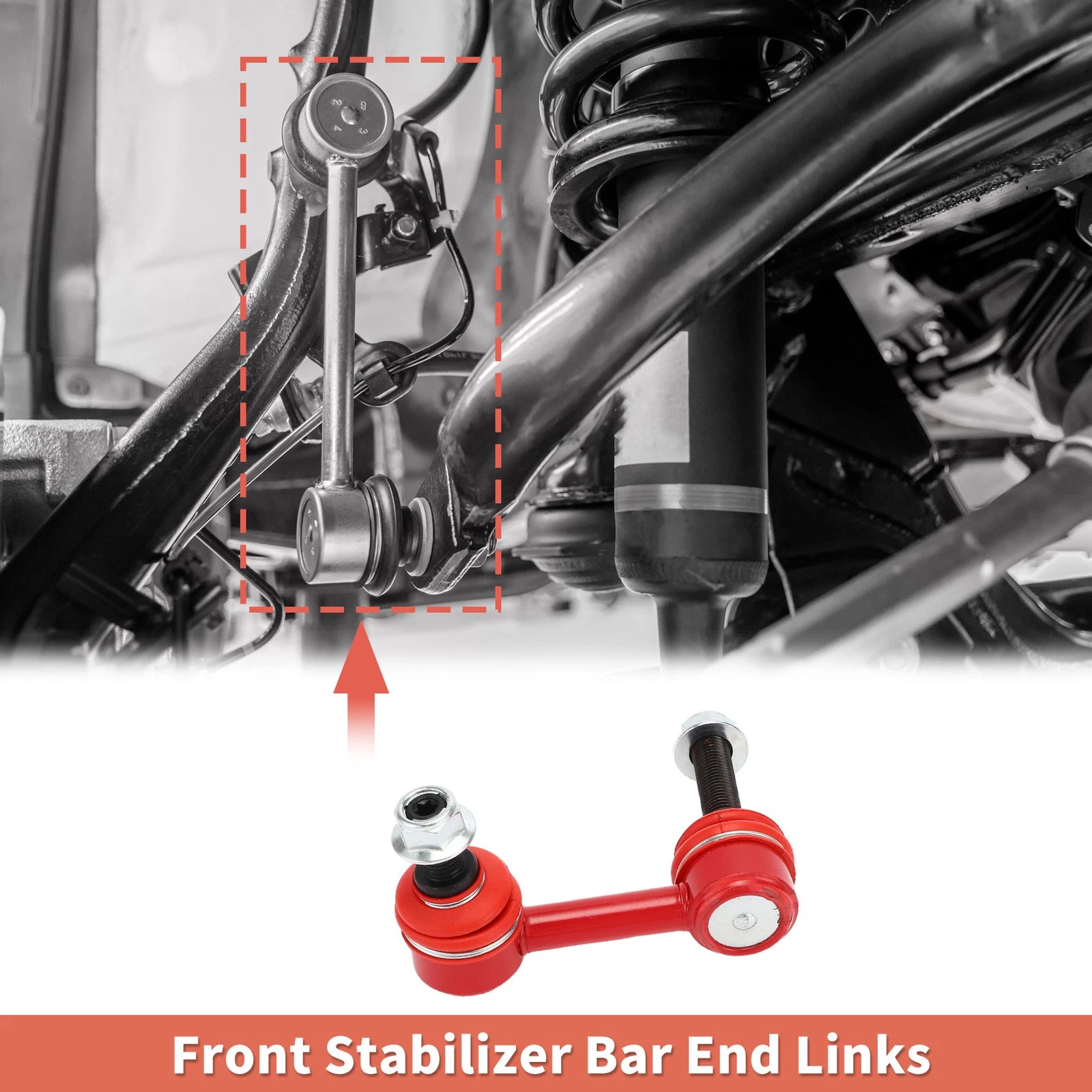 2X Front Sway Bar Links Stabilizer Link Kit for Lexus LS460 (2007–2016)