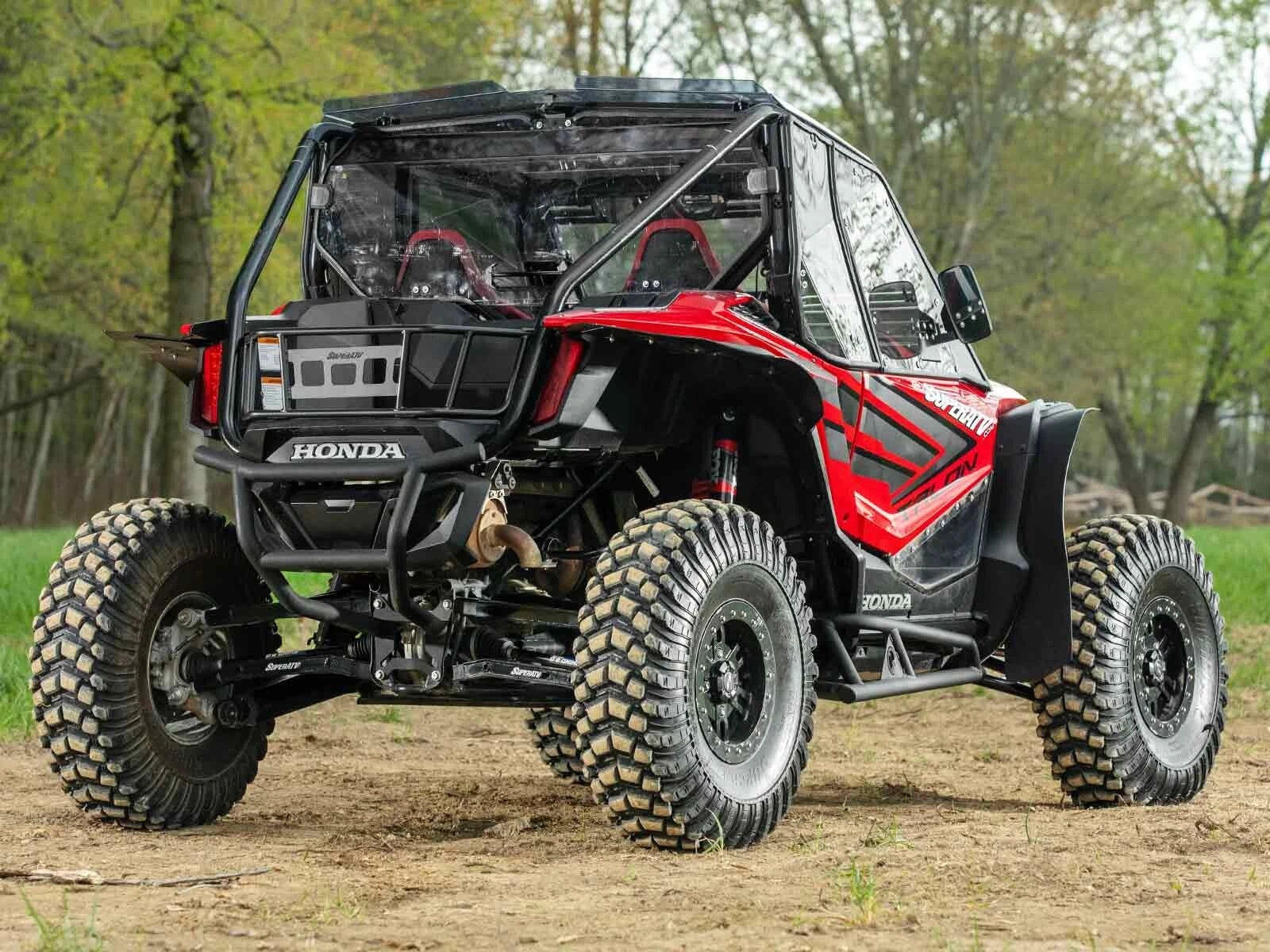 Heavy Duty Nerf Bars for Honda Talon 1000R (2019–2023) - Wrinkle Black