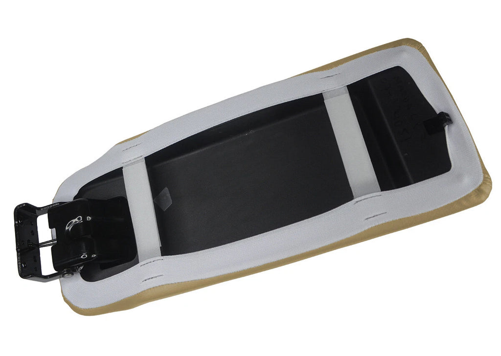 Leather Console Lid Armrest Cover for Mazda CX-7 (2007–2012) Beige