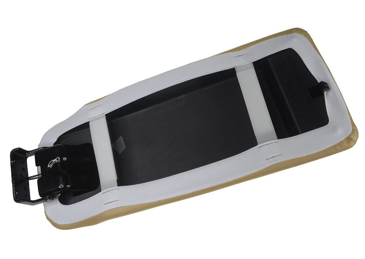 Leather Console Lid Armrest Cover for Mazda CX-7 (2007–2012) Beige